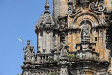 FACHADA DEL OBRADOIRO. DETALLES - CATEDRAL DE SANTIAGO DE COMPOSTELA