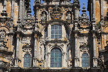 FACHADA DEL OBRADOIRO. DETALLES - CATEDRAL DE SANTIAGO DE COMPOSTELA