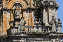 FACHADA DEL OBRADOIRO. DETALLES - CATEDRAL DE SANTIAGO DE COMPOSTELA