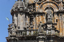 FACHADA DEL OBRADOIRO. DETALLES - CATEDRAL DE SANTIAGO DE COMPOSTELA