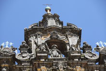 FACHADA DEL OBRADOIRO. DETALLES - CATEDRAL DE SANTIAGO DE COMPOSTELA