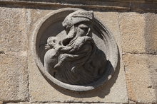 FACHADA DEL TESORO - CLAUSTRO - CATEDRAL DE SANTIAGO DE COMPOSTELA