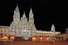 CATEDRAL DE NOCHE -CATEDRAL DE SANTIAGO DE COMPOSTELA