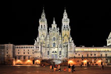 CATEDRAL DE NOCHE -CATEDRAL DE SANTIAGO DE COMPOSTELA