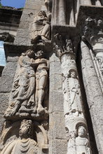 PUERTA DE LAS PLATERIAS (PRATERÍAS) -CATEDRAL DE SANTIAGO DE COMPOSTELA