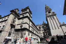 PLAZA DE LAS PLATERÍAS -SANTIAGO DE COMPOSTELA